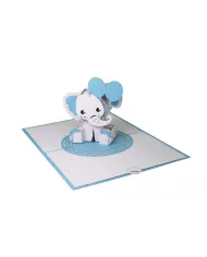 Carte "3D" Panier de fleurs