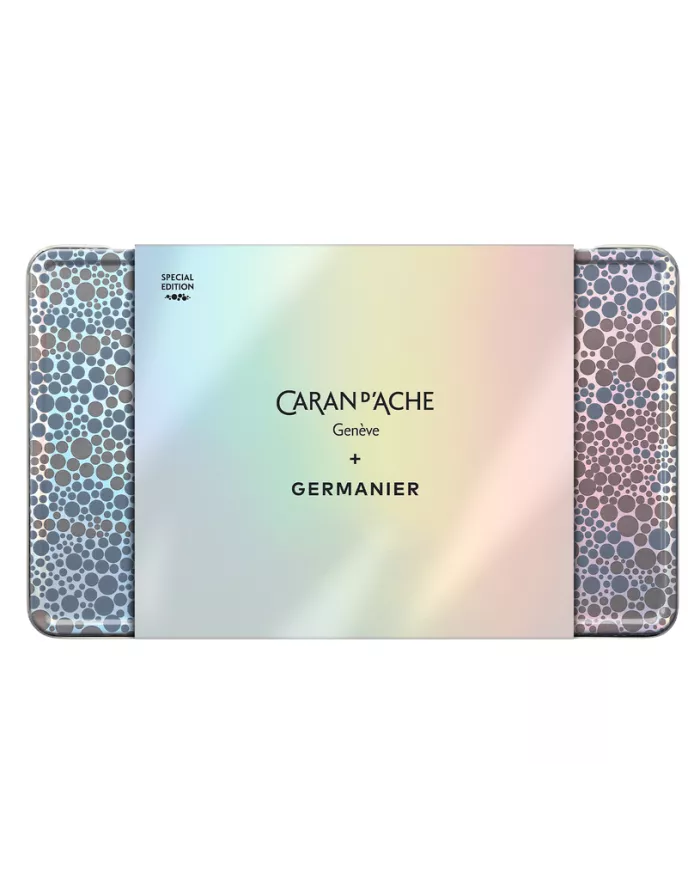 Set ECRIDOR GERMANIER Stylo Bille Platiné et Étui en Cuir – Édition Spéciale