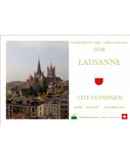 Calendrier A3 "Lausanne" 2026