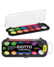 Giotto - pastilles de gouache + 1 pinceau
