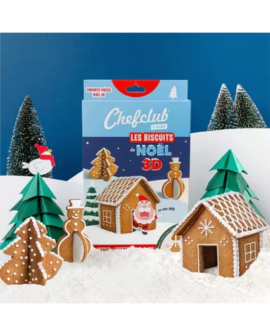 Emporte-pièces - La maison d'hiver 3D