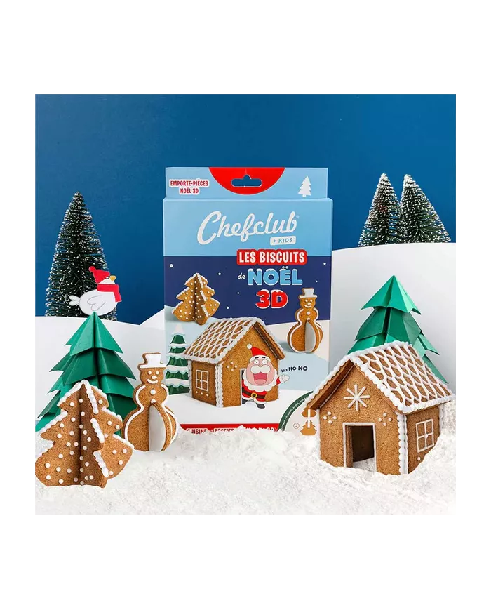 Emporte-pièces - La maison d'hiver 3D