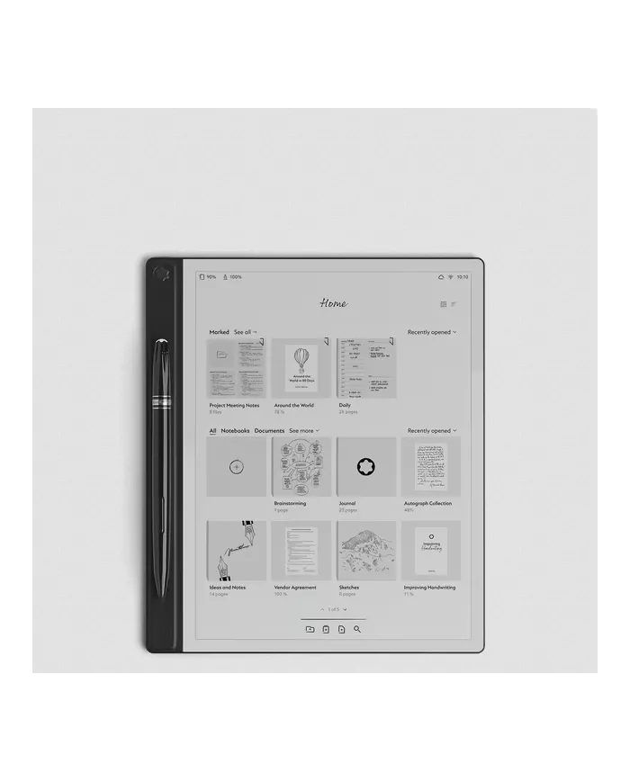 Montblanc Digital Paper couleur noir mystérieux