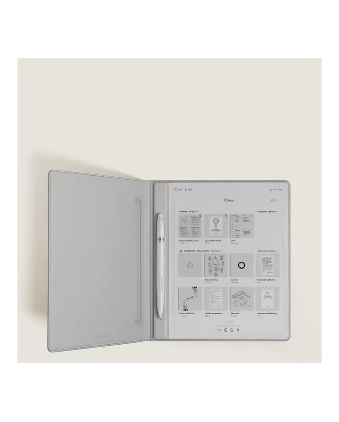 Montblanc Digital Paper couleur gris froid