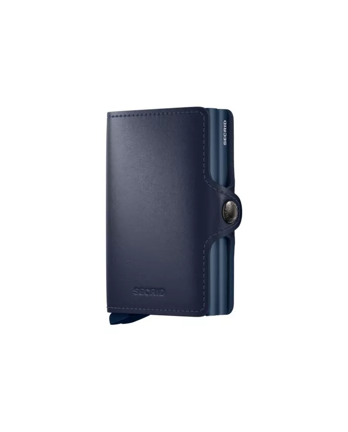 Secrid Porte-cartes de crédit en cuir Original Navy-Navy