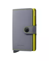 Secrid - Porte-cartes de crédit en cuir Animal Prints LEO Grey