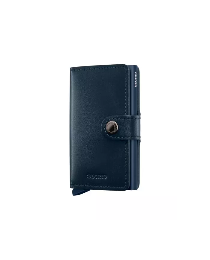 Secrid - Porte-cartes de crédit en cuir Original Navy-Navy