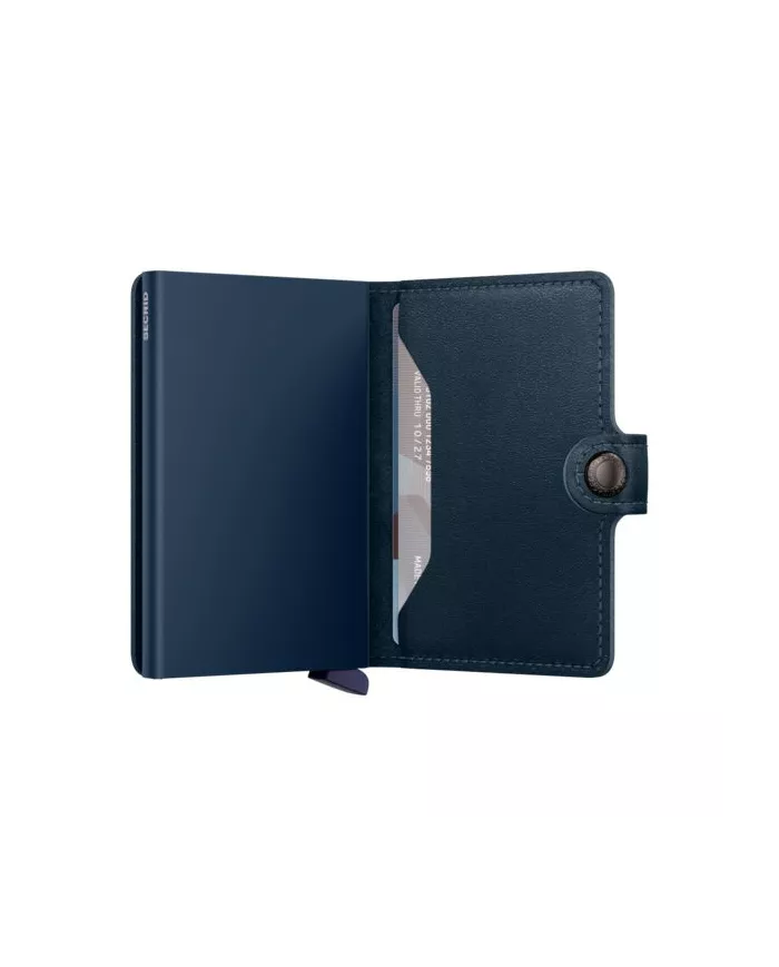 Secrid - Porte-cartes de crédit en cuir Original Navy-Navy