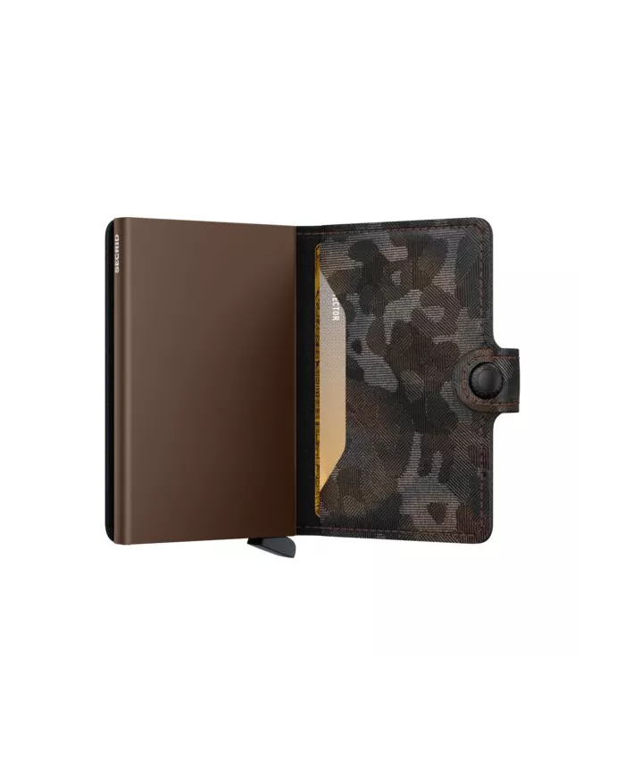 Secrid - Porte-cartes de crédit en cuir Jungle Brown