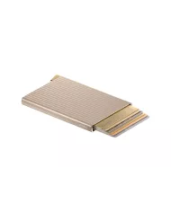 Secrid - Porte-cartes de crédit Fluted Premium+ Cashmere