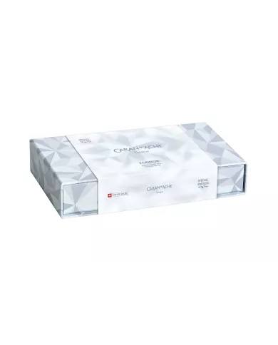 Set ECRIDOR ALPINE FROST Stylo Bille Platiné et Étui en Cuir – Édition Spéciale