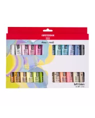 Set Amsterdam acrylique Déclinaisons de GRIS 6x20ml Set Amsterdam acrylique Déclinaisons de GRIS 6x20ml