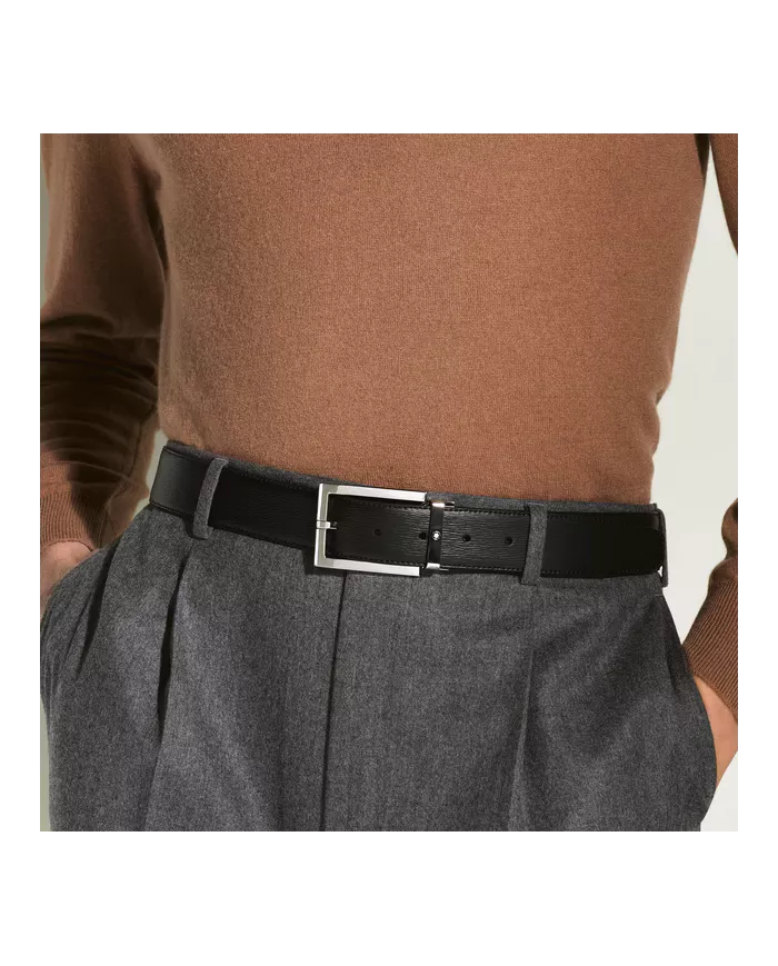 Ceinture Rectangulaire 35 mm en Cuir