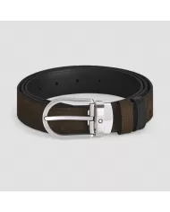 Ceinture Réversible Horseshoe 30 mm en Suede