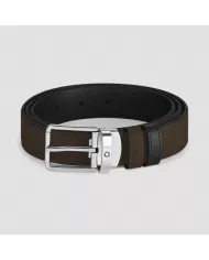 Ceinture réversible à boucle Everyday de 30 mm en cuir marron/noir