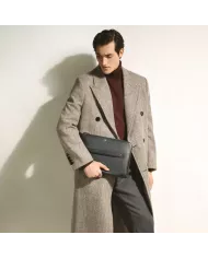 Pochette d'Ordinateur Portable en Cuir Sartorial