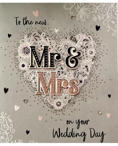 Carte A4 To the new Mr&Mrs on xour wedding day