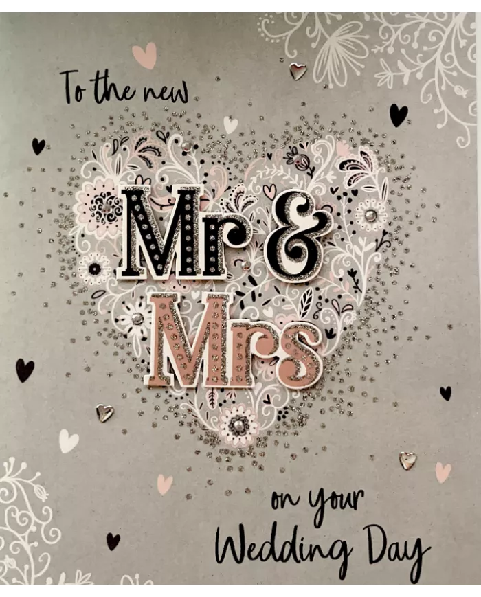 Carte A4 To the new Mr&Mrs on xour wedding day