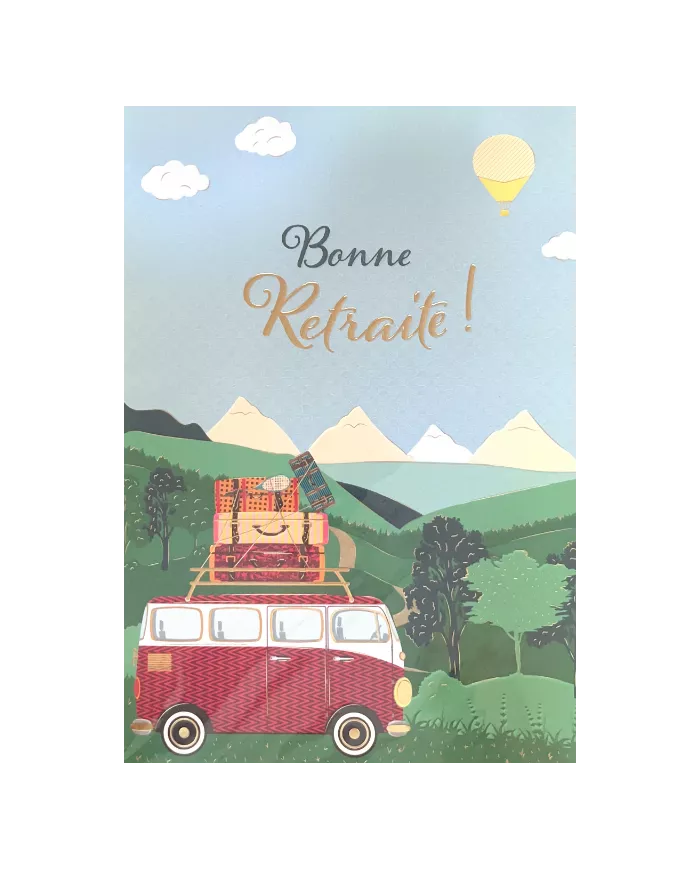 Carte A4 Bonne Retraite !