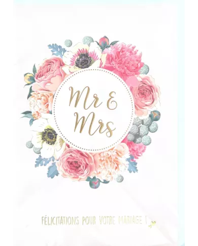 Carte A4 Mr&Mrs