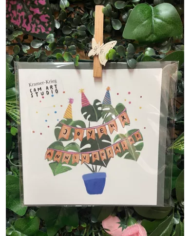 Carte Carrée - Joyeux Anniversaire