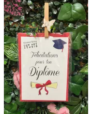 Carte A6 - Félicitations pour ton Diplôme