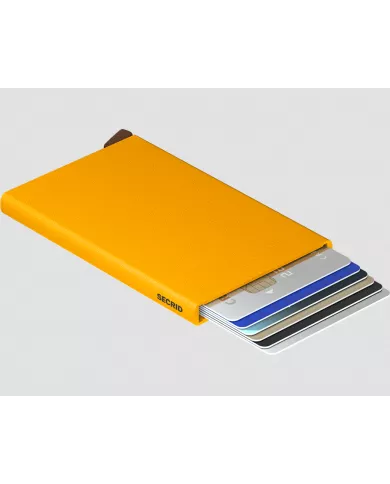 Secrid - Porte-cartes de crédit en aluminium Powder Ochre