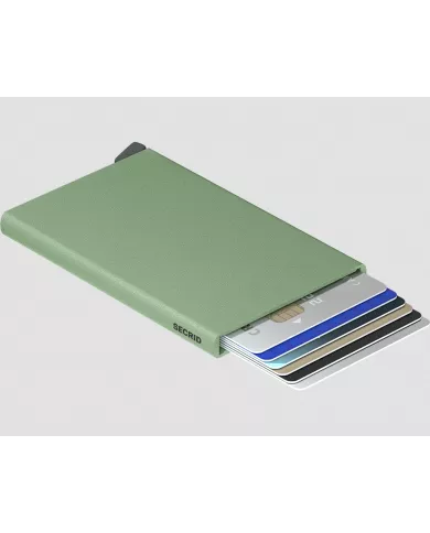 Secrid - Porte-cartes de crédit en aluminium Powder Pistachio