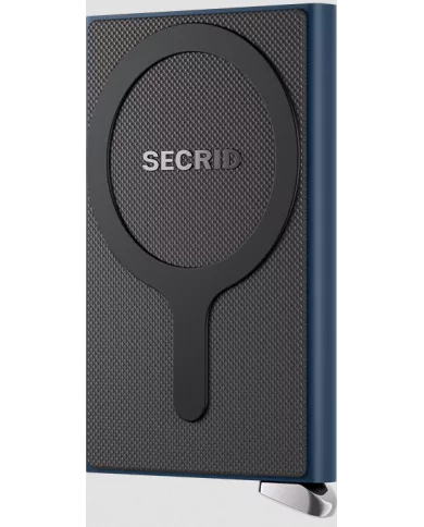 Secrid - Porte-cartes de crédit Fluted Premium+ Magsafe Navy