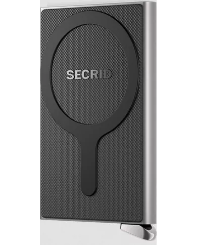 Secrid - Porte-cartes de crédit Fluted Premium+ Magsafe Silver