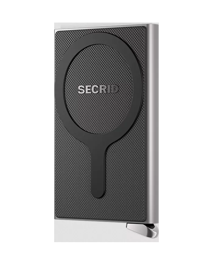 Secrid - Porte-cartes de crédit Fluted Premium+ Magsafe Silver
