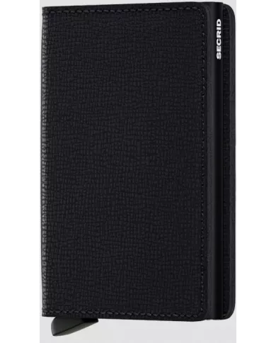 Secrid - Porte-cartes de crédit en cuir Slim crisple Black