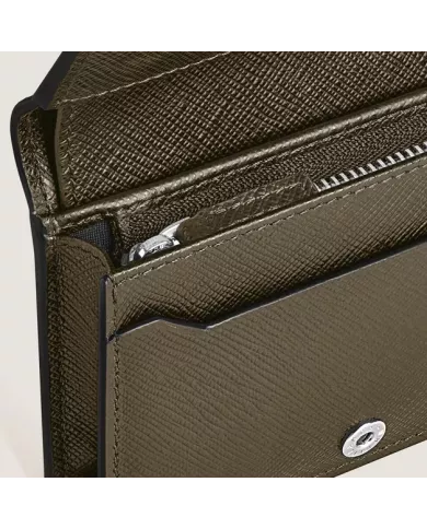 Portefeuille Continental Nano en Cuir Sartorial
