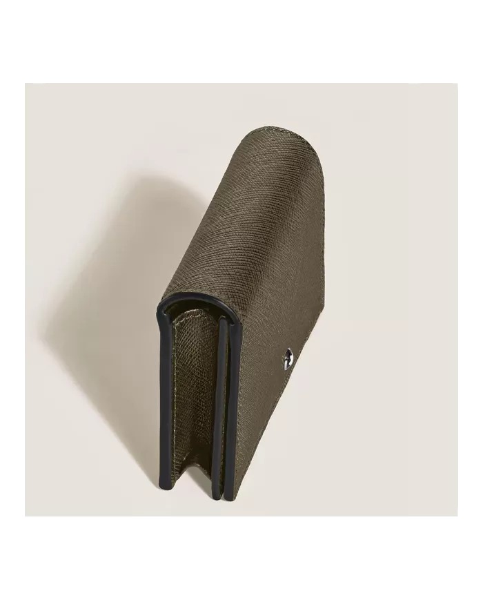 Portefeuille Continental Nano en Cuir Sartorial