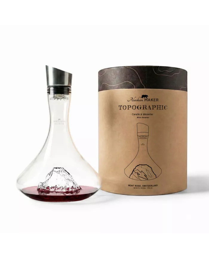 Carafe à vin Monte Rosa TOPOGRAPHIC