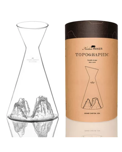 Carafe à eau Grand Canyon TOPOGRAPHIC