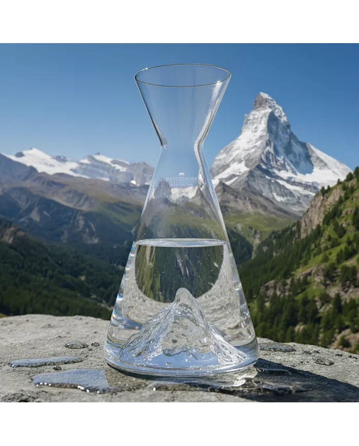 Carafe à eau Mont Matterhorn TOPOGRAPHIC