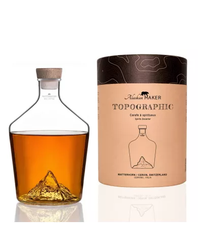 Carafe à spiritueux Matterhorn TOPOGRAPHIC