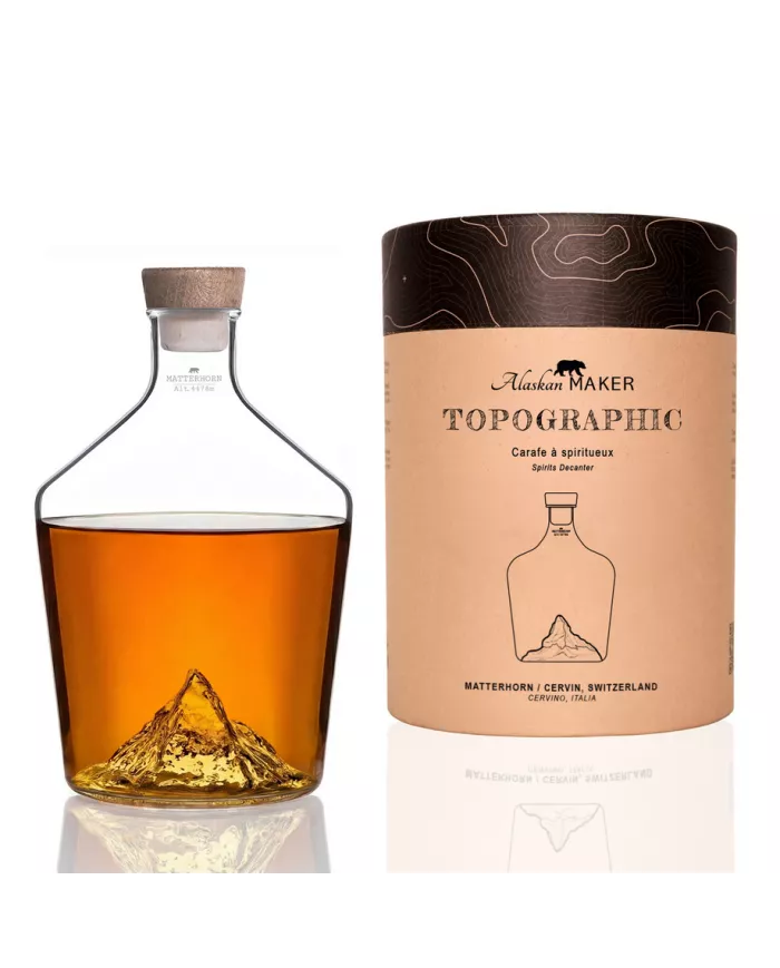Carafe à spiritueux Matterhorn TOPOGRAPHIC