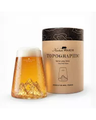 Verre design Mont Everest TOPOGRAPHIC