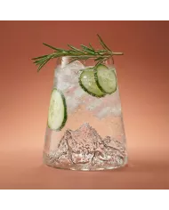 Verre design Mont Everest TOPOGRAPHIC