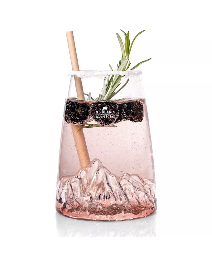 Verre design Mont Blanc TOPOGRAPHIC