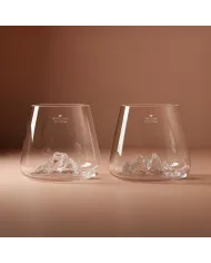 Set de 2 verres Tre Cime di Lavaredo & Mont Rosa TOPOGRAPHIC