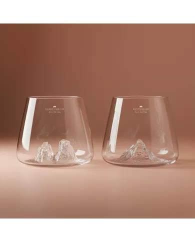 Set de 2 verres Grand Canyon & Matterhorn TOPOGRAPHIC