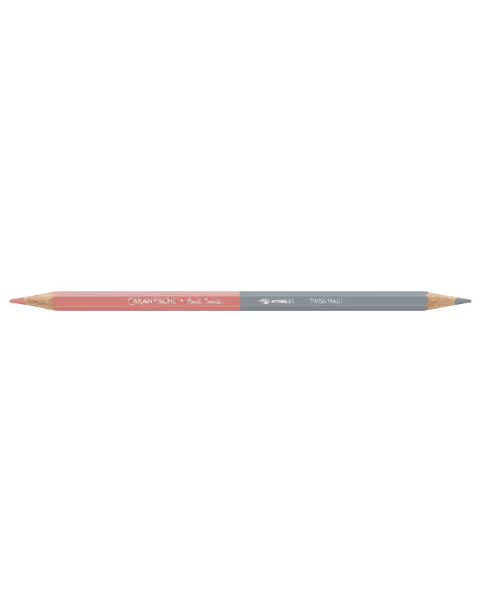 Set 12 Crayons de Couleur Bicolor & 1 Pinceau Caran d'Ache + Paul Smith