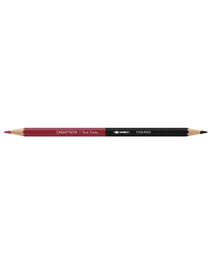 Set 12 Crayons de Couleur Bicolor & 1 Pinceau Caran d'Ache + Paul Smith