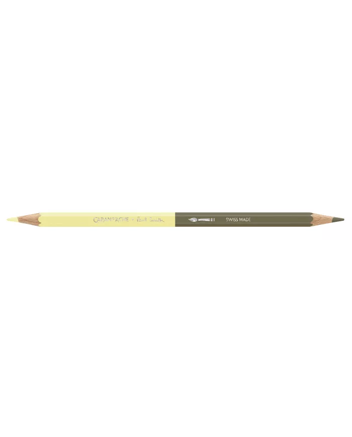 Set 12 Crayons de Couleur Bicolor & 1 Pinceau Caran d'Ache + Paul Smith