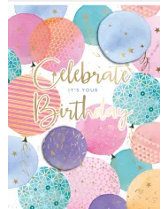 Carte A4 Celebrate Birthday