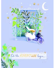 Carte A4 Happy Wedding Day