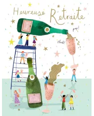 Carte A4 Heureuse Retraite